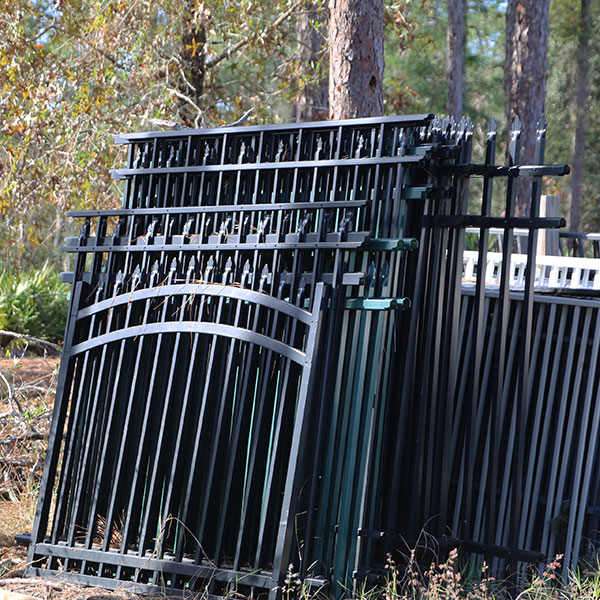 Metal Fence installation in Spring Hill, Fl