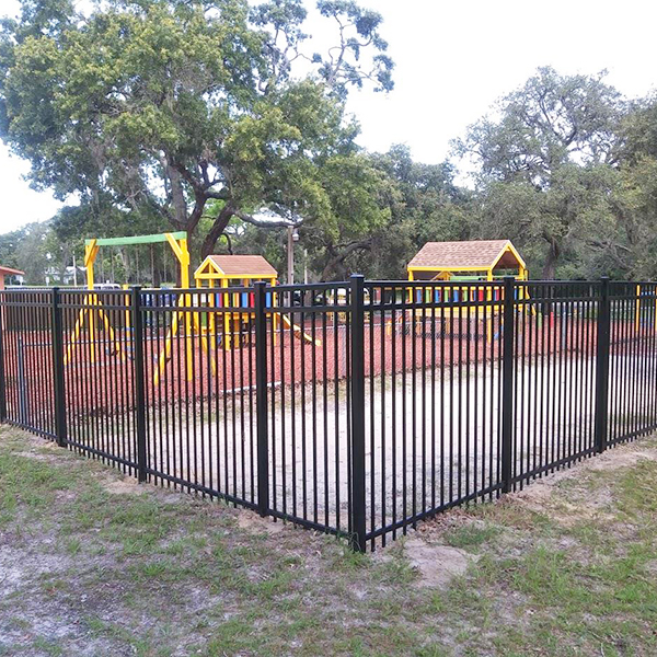 Commercial Aluminum Fence Installation In Crystal River, Fl