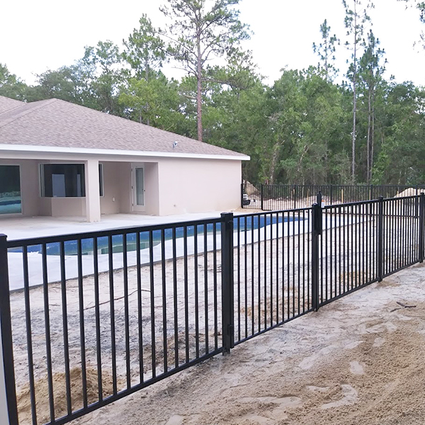 Metal/Aluminum Fence Installation in Brooksville, Fl