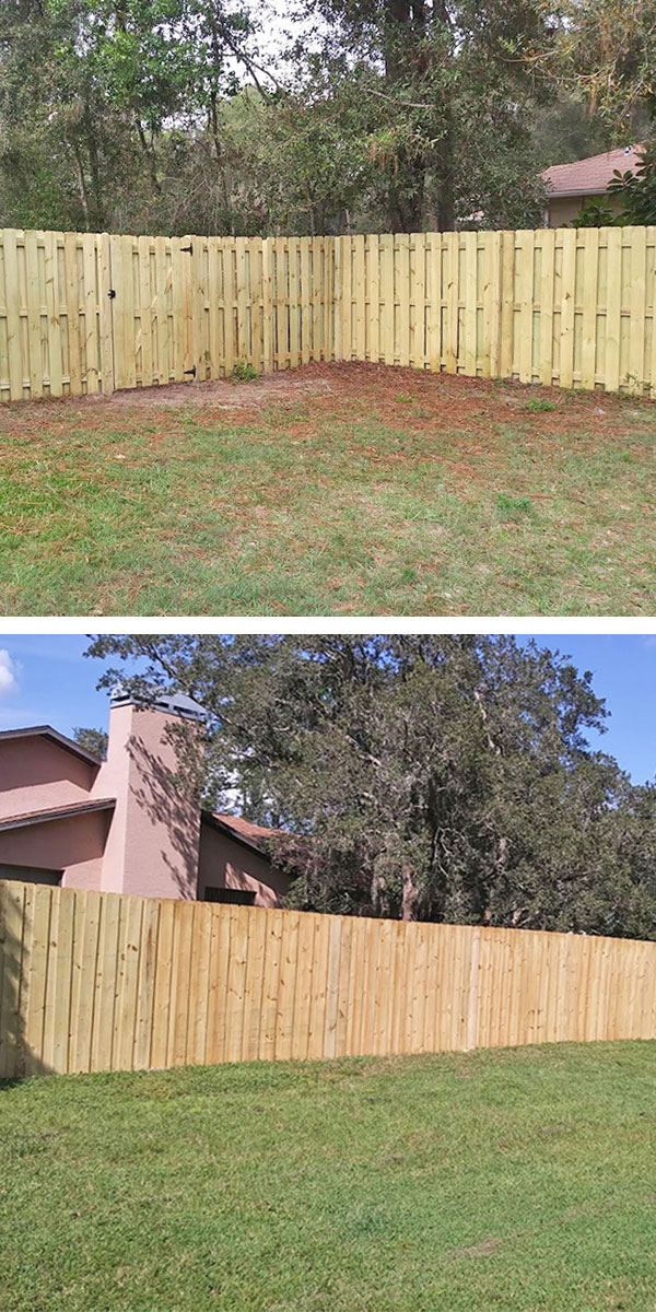 Wood Fence Contractors in South Brooksville, Fl