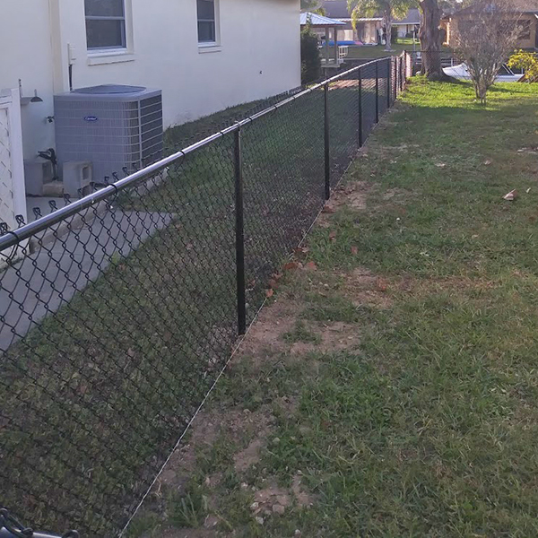 Residential Chain Link Fence Install In Beverly Hills, Fl 