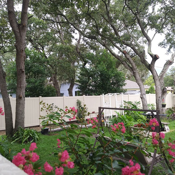blocking view with privacy fencing, new port richey fl