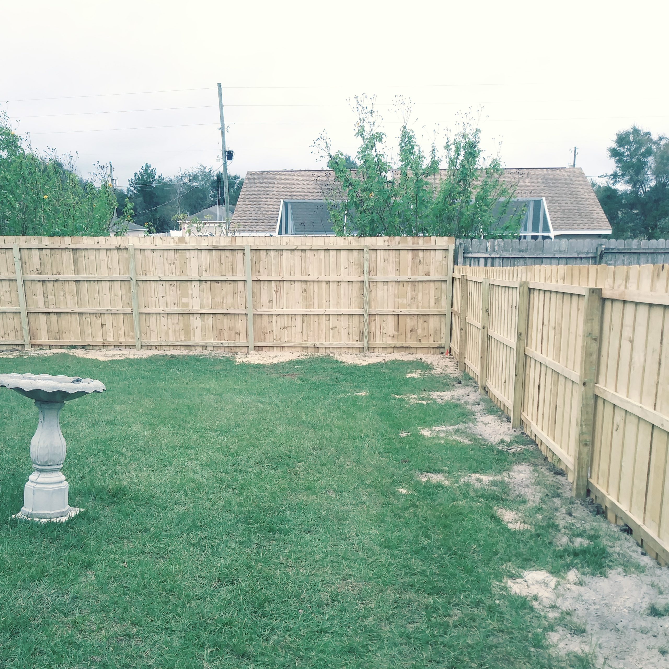 residential wood fence installation, floral city fl